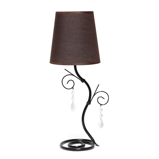 Creekwood Home Priva 19&#x22; Ivy Metal Winding Table Lamp